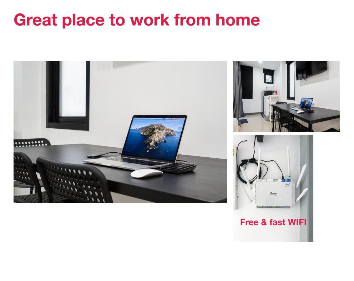 P1 Silom Pan Large Room Full Kitchen Wifi 4-6Pax Bangkok Exterior foto